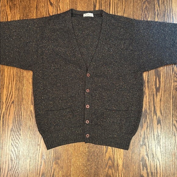 Vintage 80s Wool and Silk Blend Knit Sweater - Picture 5 of 11